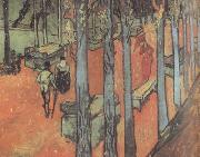 Vincent Van Gogh Les Alyscamps,Falling Autumn Leaves (nn04) oil